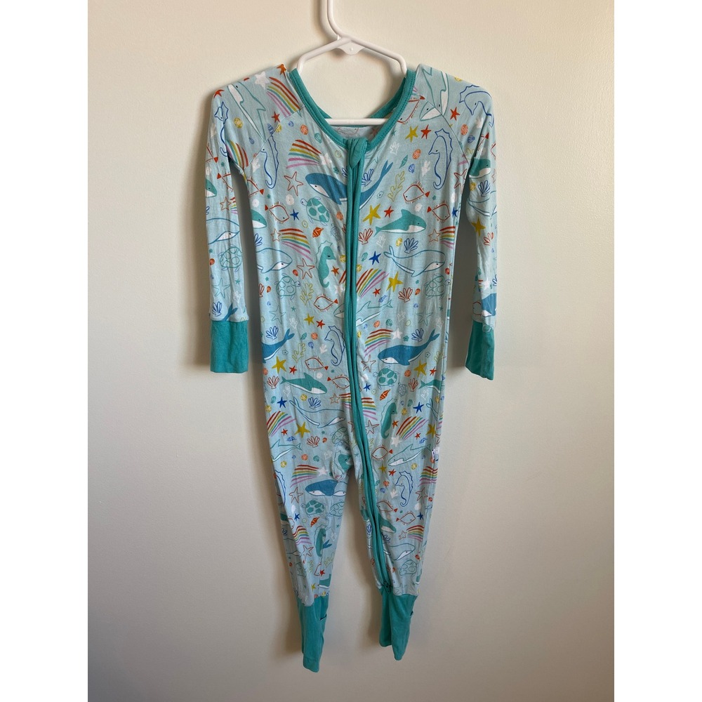 Little Sleepies Ocean Pals Bamboo Zippy 18-24 Months